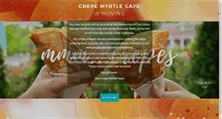 Desktop Screenshot of crepemyrtlecafe.com